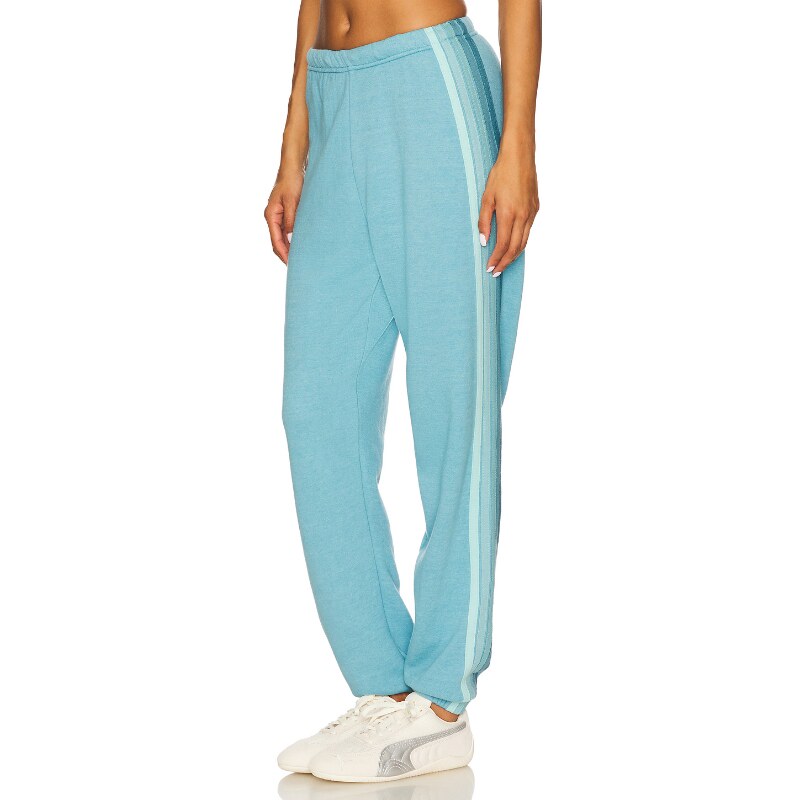 Aviator Nation 运动裤 蓝色 美式休闲风 REVOLVE小众新款