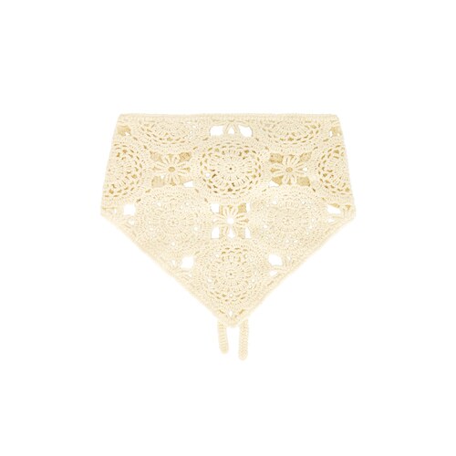 Casa Clara Nora Hand Knit Headscarf 象牙白REVOLVE小众新款