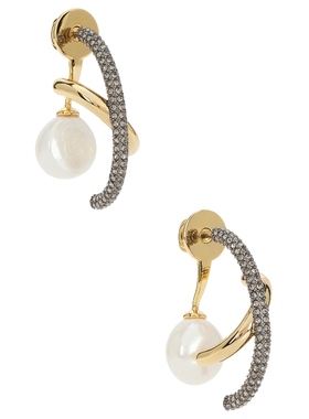 Demarson WAVERLY 耳饰 Metallic Gold,Metallic SilverREVOLVE小