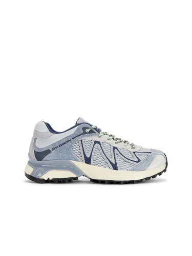 [春季新品]Salomon浅灰运动鞋拼色系带低帮休闲鞋REVOLVE