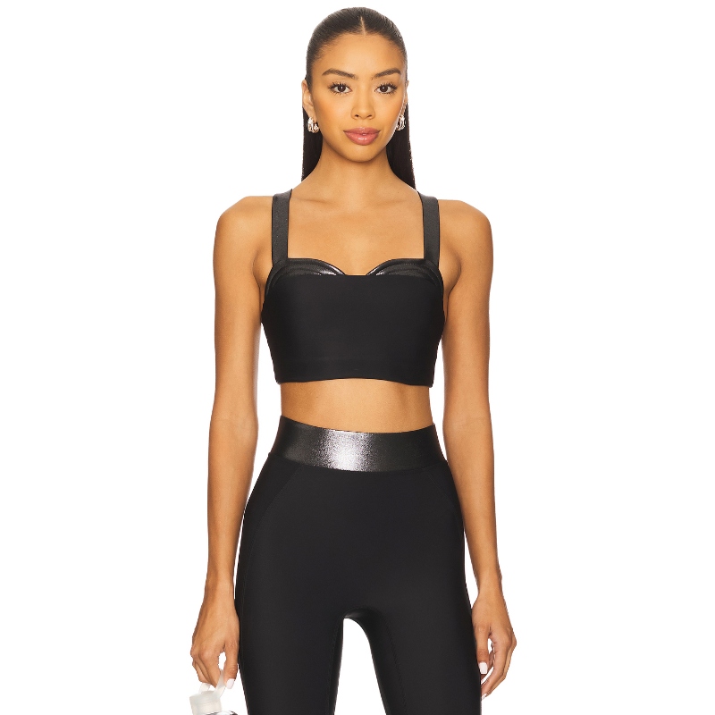 Heroine Sport LINA 运动胸罩 黑色REVOLVE小众新款
