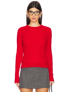Autumn Cashmere 套头毛衣 红色 REVOLVE内搭