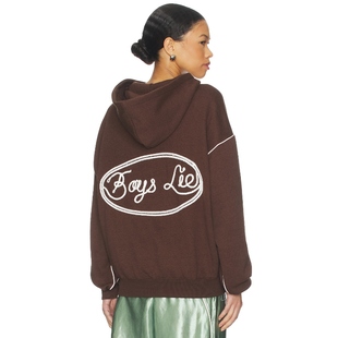 RACER Boys 巧克力色 LASSO 连帽衫 运动复古风REVOLVE Lie