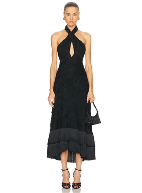 Alexis AMBROSIO 裙子 revolve小众新款 黑色