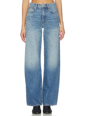 SLVRLAKE GRACE 阔腿 蓝色 美式复古风REVOLVE小众新款