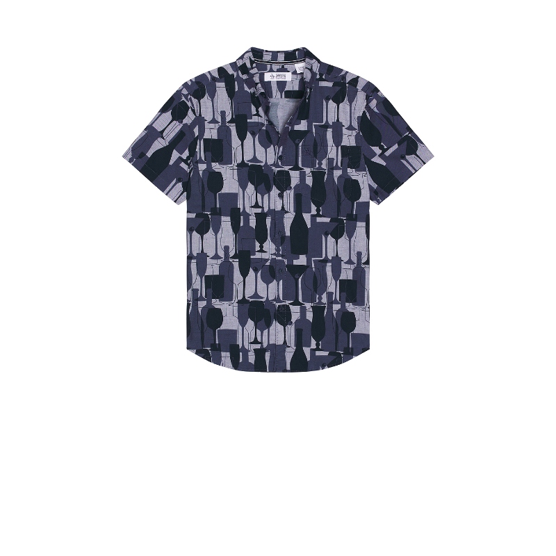 [冬季新品]Original Penguin CHAMBRAY 衬衫 蓝色REVOLVE小众