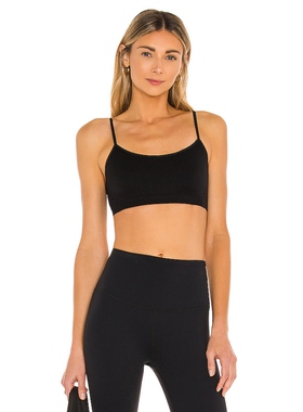 [冬季新品]Splits59 LOREN 运动胸罩黑色瑜伽美背上衣REVOLVE小众
