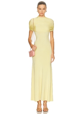 Roland Mouret 罗兰·穆雷 裙子 黄色REVOLVE小众新款