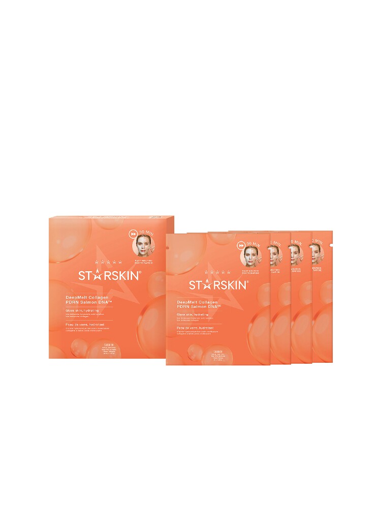 STARSKIN DEEPMELT COLLAGEN PDRN 4 PACK 片状面膜 revolve小众