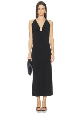 Bella Venice THE SOLEIL MAXI 裙子 黑色REVOLVE小众新款