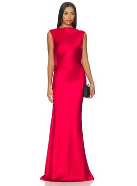 SAU LEE CALLIE 裙子 红色REVOLVE小众新款