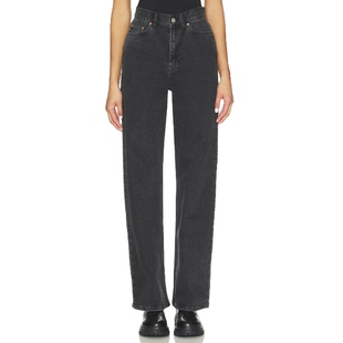 直筒 ECHO 黑色 美式 Dr. 复古风REVOLVE小众新款 Denim