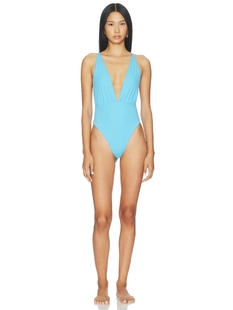 Maaji SAFRI 一件式泳装 revolve小众新款 淡蓝色