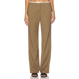 EAVES LYLA 长裤 美式 新品 橄榄色 休闲风REVOLVE小众 冬季