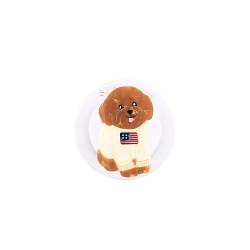 Solar Eclipse Hand-Painted Americana Puppy Grip Charm 26春夏