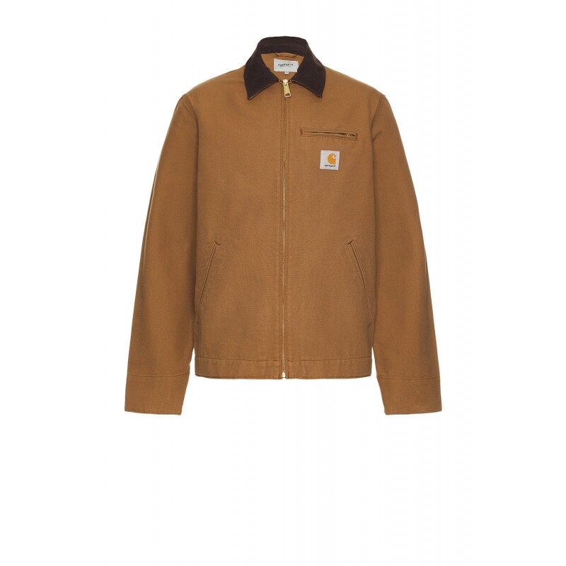 Carhartt WIP DETROIT 夹克 棕色保暖REVOLVE秋冬