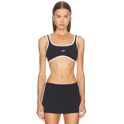 SET Active LUXFORM LUX CONTRAST RISE 胸罩 黑色REVOLVE小众新