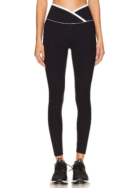 YEAR OF OURS 打底裤黑色修身瑜伽裤休闲泽西风REVOLVE