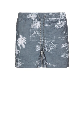 Rails LA BREA 游泳短裤 深灰色运动复古风REVOLVE新款