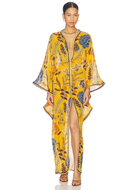 eywasouls malibu JAYA 裙子 revolve小众新款 深黄色