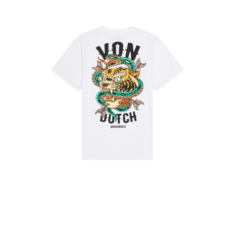 Von Dutch GRAPHIC T恤 白色REVOLVE小众