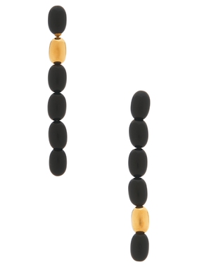 Heaven Mayhem EDITH 悬挂耳坠 revolve小众新款 黑色