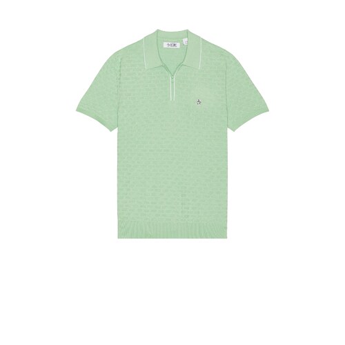 Original Penguin LINKS STITCH POLO 衫 薄荷色REVOLVE小众新款