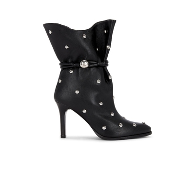 Isabel Marant LOLYA STUDDED RUFFLE 靴子 黑色  女款R