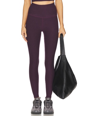 Beyond Yoga CAUGHT IN THE MIDI 打底裤 紫色 美式休闲风REVOLVE