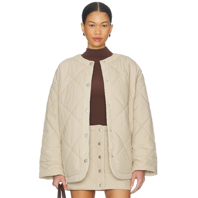 Lovers and Friends CASEY 夹克 灰褐色 美式休闲风REVOLVE小众新