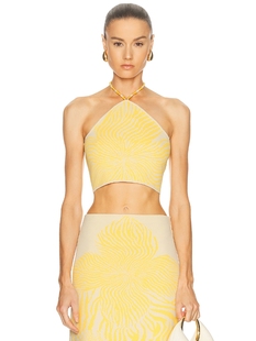 Alexis GALA 上装 revolve小众新款 黄色