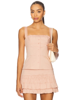 [春季新品]Alexis EZZA 无袖上装粉红胭脂系列辣妹风REVOLVE新款