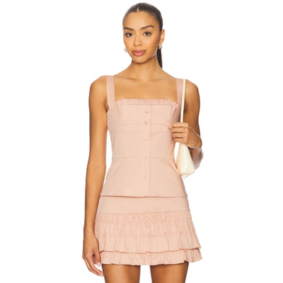 [春季新品]Alexis EZZA 无袖上装粉红胭脂系列辣妹风REVOLVE新款