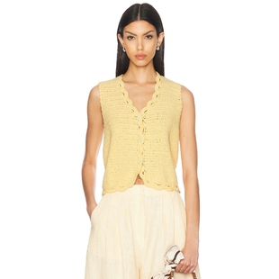 That 黄色REVOLVE小众新款 Remains 背心 LUCY All