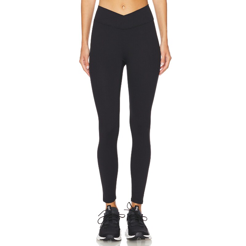 [夏季新品]437 Active 修身运动裤女打底裤交叉V领腰设计REVOLVE