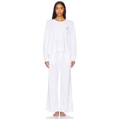 Polo Ralph Lauren Intimates睡衣套装白色家居服REVOLVE小众新款