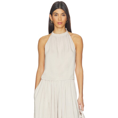 Ripley Rader Linen Tie Back Halter Top 26春夏新品 revolve小