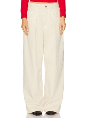 Isabel Marant Etoile RACHELLE 当季款长裤 象牙白 美式休闲风RE