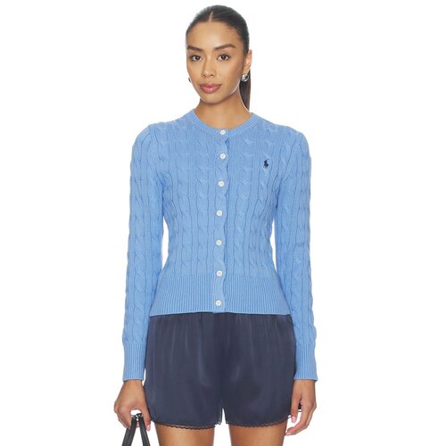 Polo Ralph Lauren秋冬新品浅蓝上装通勤风修身针织衫REVOLVE