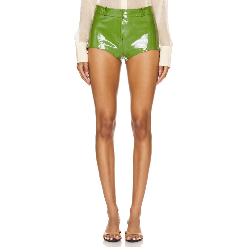LAMARQUE ANNAISE 性感短裤 绿色 美式休闲风REVOLVE小众