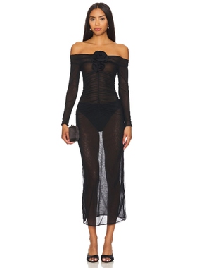 Maygel Coronel HELIOSA 长裙 黑色REVOLVE小众新款