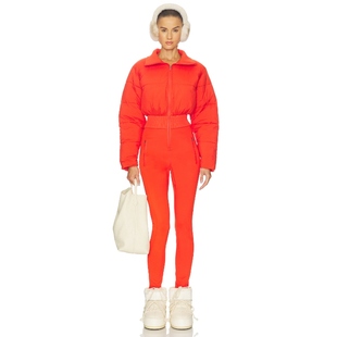 People Downhill Diva Suit Free Ski 橙色REVOLVE小众 海外直邮