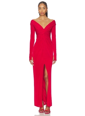 Katie May HAILEY 裙子 红色REVOLVE小众新款