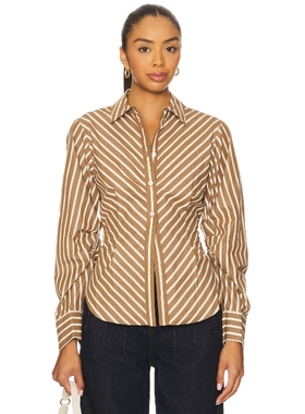 [冬季新品]HEVRON DREXEL 衬衫 干邑白兰地色REVOLVE小众