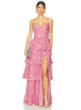 V. Chapman CATERINA 裙子 粉色REVOLVE小众新款