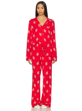 BEACH RIOT LIVY/CONNIE 睡衣套装 红色 REVOLVE小众新款