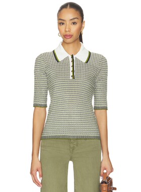 Veronica Beard SOZA POLO 上衣 revolve小众新款