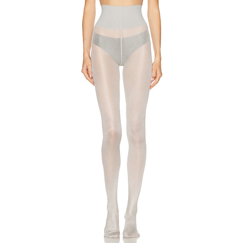 SWEDISH STOCKINGS GERI 连裤袜 白色REVOLVE小众新款