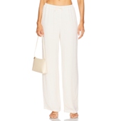 春季 美式 新品 GRETA 象牙白 LOBA 长裤 休闲风REVOLVE小众新款