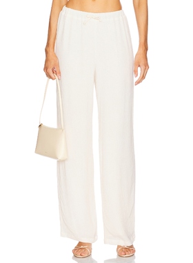 [春季新品]LOBA GRETA 长裤 象牙白 美式休闲风REVOLVE小众新款